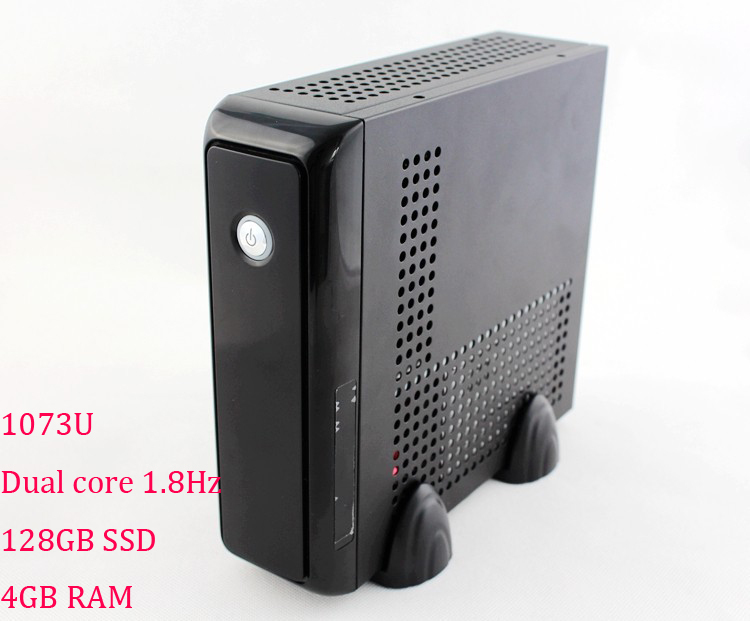 mini pcs ITX Computer with Intel 1037u Dual Core 1 8GHz 4G RAM 128G SSD mini