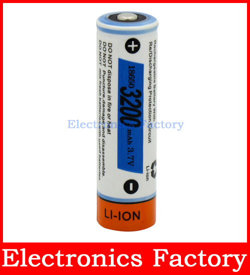 FirePeak 18650 3200mAh 3 7V Rechargeable Li ion Battery Batteries AAKU For Flashlight Torch Camera