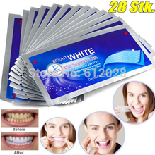 28 pcs/box Professional Dental Teeth Whitening Strips Non Peroxide Home Tooth Bleaching Whiter White Strips
