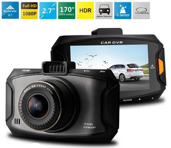 New 2014 G90 2 7 Car Dvr Ambarella A7 1920 1080P Full HD 170 Degree Night