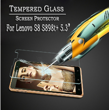 New top quality Lenovo S8 5.3″ screen protector ! Tempered Glass Screen Protector for Lenovo S898t+Octa core MTK6592-Wholesales