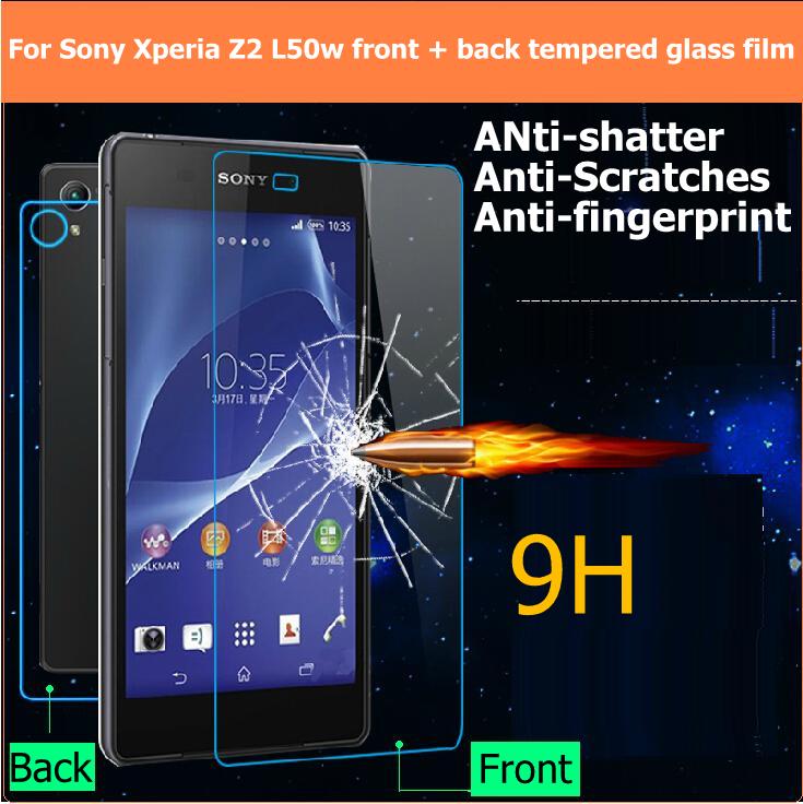 HOT 1pair front back 0 33mm Premium Tempered schott Glass Anti shatter Screen Protector Films For