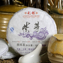 [GRANDNESS] DO PROMOTION !! China Yuanan CaiCheng Puer Puerh NATURAL PURPLE bud tea tree Pu Er tea Health Tea Raw Sheng 100g