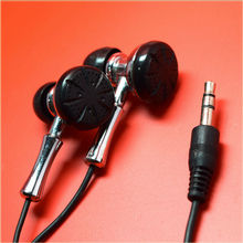 mobile phone wire bullet headphone FOR mp3 mp4 earphones with 3 5MM plug