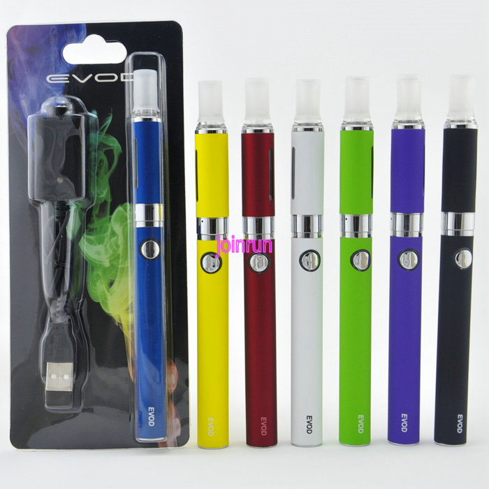 ГОРЯЧАЯ!!! EVOD MT3 Блистер Электронная Сигарета комплекты MT3 Распылителя Clearomizer + 650 мАч 900 мАч 1100 мАч EVOD Батареи E сигареты