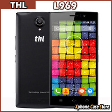 Original LTE 4G THL L969 5.0 inch Cell Phone RAM 1GB+ROM 8GB Android 4.4 Kitkat MT6582 Quad Core 1.3GHz Phones FDD-LTE WCDMA GSM