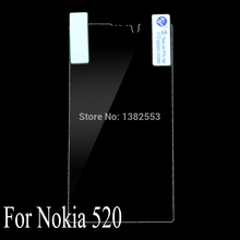 2pcs LCD  Screen Protector film for nokia lumia 520 Clear and Transparent Back Anti-Glare With High Quality