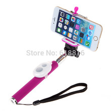  Extender Phone Cam Monopod Handheld Stick With Colorful Holder for IOS Android Smartphones Bluetooth Wireless
