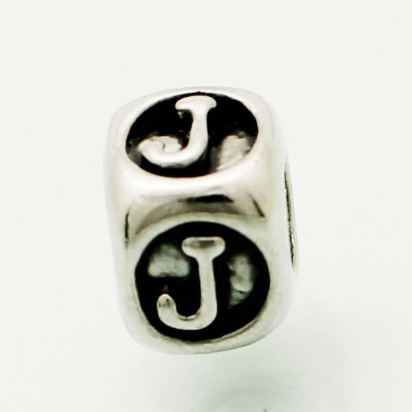 2014 Genuine alphabet J charm beads Pandora bracelets and items suitable for New Year gifts