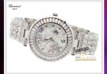 Luxurygift women lady dress round watch wristwatch women rhinestone Butterfly watches Avenger Analog Quartz Crystal WRIST