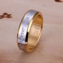 Free Shipping 925 Sterling Silver Ring Fine Fashion Forever Love Steel Ring Women&Men Gift Silver Jewelry Finger Rings SMTR095