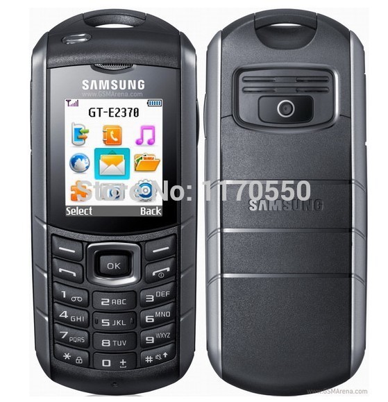 Original shockproof Mobile Phone E2370 IP54 Waterproof Cell Phone with polish language and Torch function free