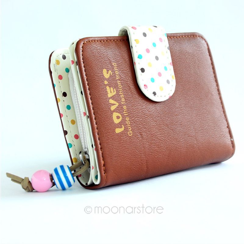 2014 New fashion colorful lady Candy Color lovely purse clutch women wallets short small bag PU