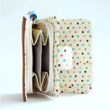 2014 New fashion colorful lady Candy Color lovely purse clutch women wallets short small bag PU