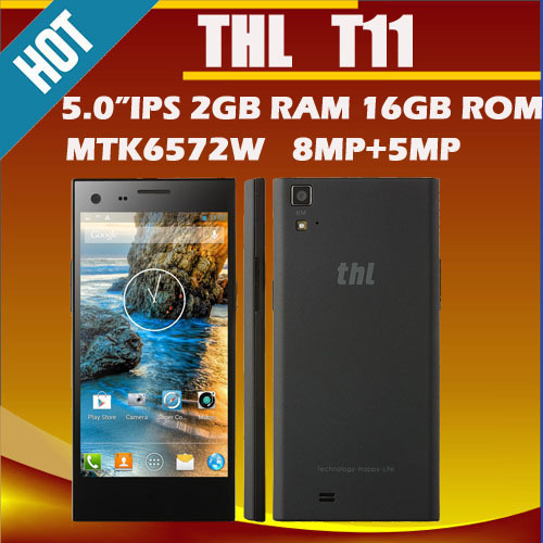 Original THL T11 MTK6592 Octa Core SmartPhone 5 Gorilla Glass 5MP 8MP Camera 2GB RAM 16GB