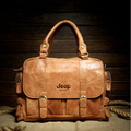 2014 New P.kuone Men Bag Brand Handbag Genuine Leather Bags Cowhide