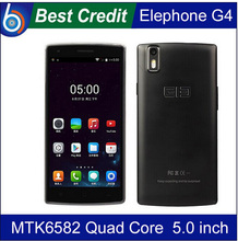 In Stock Elephone G4 cell phone MTK6582 Quad Core Mobile Phone 1GB RAM 4GB ROM Dual