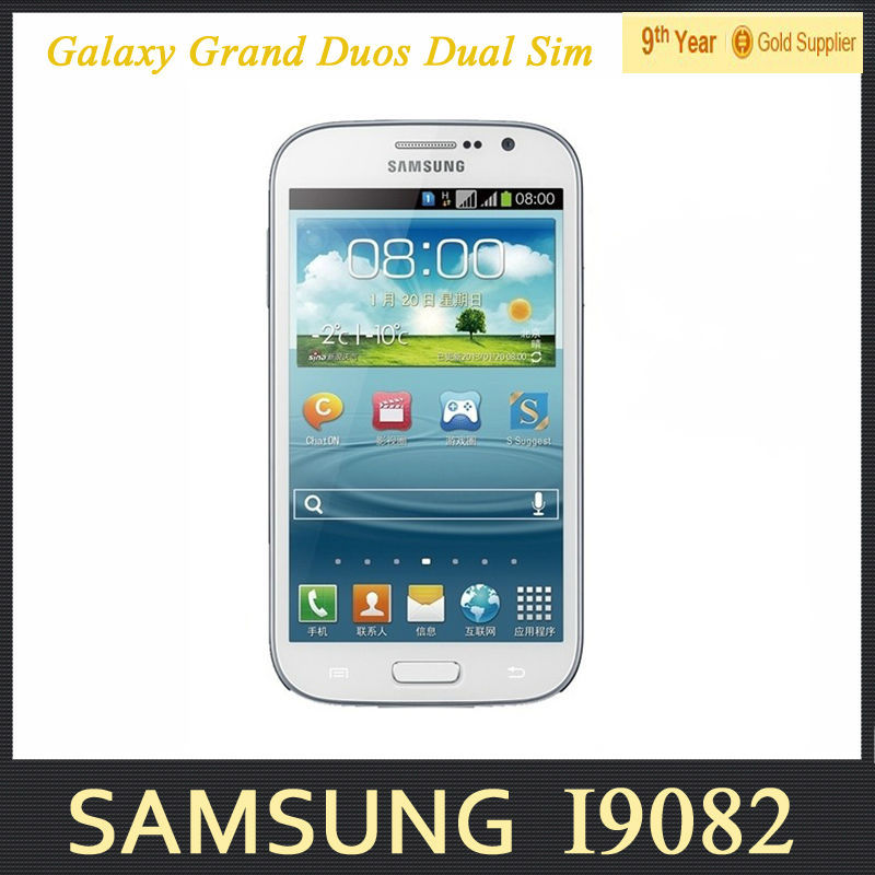 I9082 Original Samsung Galaxy Grand I9082 Mobile Phone 5 0 INCH 3G WIFI GPS Dual sim