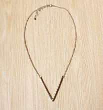 Bling Beauty 2014 new arrival simple jewelry fashion hollow gold silver plated metal arrow pendant necklaces