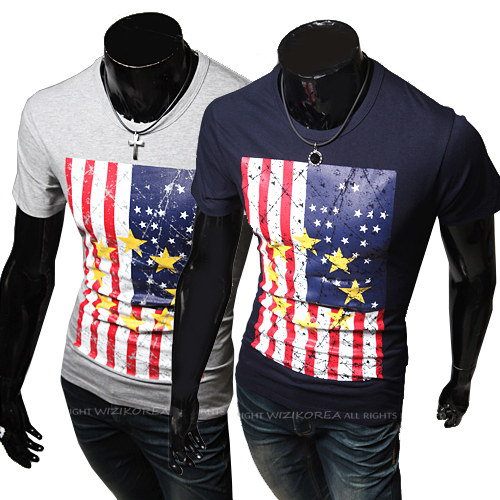 Printed Designer O neck Cheap Designer Clothes For Men Usa Printed Designer O neck