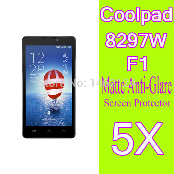 5x Mobile Phone Anti Glare Matte Screen Protector For Coolpad F1 8297W Screen Protective LCD Film