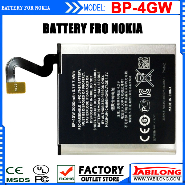 Good Quality BP 4GW Full Capacity 2000mAh Cheap Mobile Phone Batteries Battery for Nokia Lumia 920