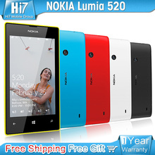 520 Original Nokia lumia 520 Unlocked Dual Core 3G WIFI GPS 5MP Camera 8GB+512MB Storage Windows Phone Refurbished Free Shipping