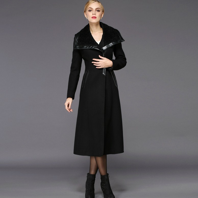 Black Wool Coat Womens