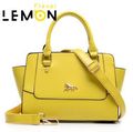 New 2015 Fashion Brand Genuine Leather Bag Solid Women Shoulder Bag