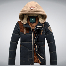New Winter 90% Duck Down Jacket Men Winter Thick Fleece Parka Warm -15 Degrees 7 Color Big Size M L XL XXL XXXL Coat  A0561