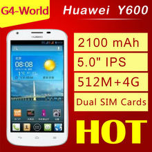 Original Huawei Y600 Phone Dual Core Huawei Mobile Phone MT6572A Android Smartphone 512M RAM Huawei Phone