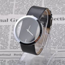 Women s Luxury Jewelry PU Leather Analog Clock Dial Quartz Wrist Watch Simple Quartz Women Wrist