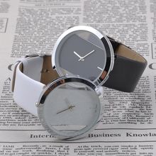 Women s Luxury Jewelry PU Leather Analog Clock Dial Quartz Wrist Watch Simple Quartz Women Wrist