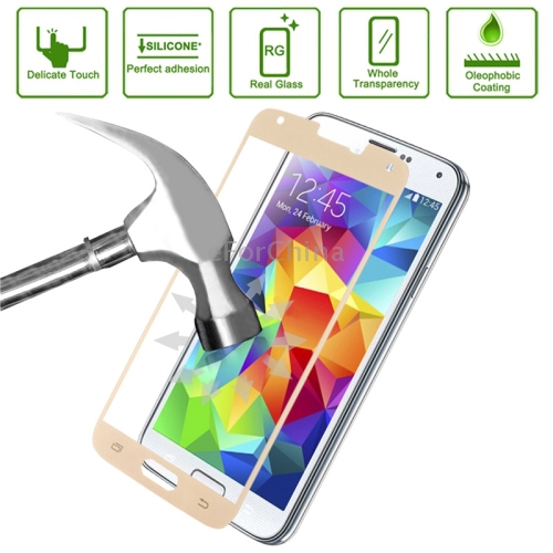 Link Dream Explosion proof Tempered Glass Spare Parts Protector Film for Samsung Galaxy S5 G900 Gold