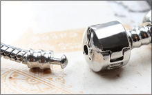 925 silver plated charm glass beads bracelets Fits Pandora Style Bracelets christmas gift wholesale jewelry PDL0016
