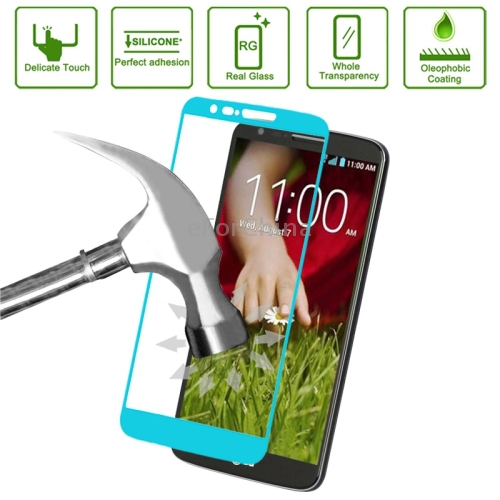 Factory supply Link Dream Tempered Glass Film Spare Parts Protector for LG G2 Spare Parts Blue