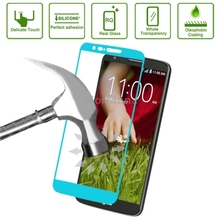 Factory supply Link Dream Tempered Glass Film Spare Parts Protector for LG G2 Spare Parts(Blue)