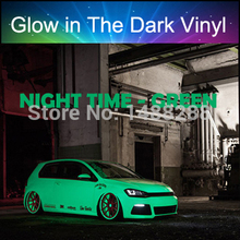 Luminescent glow in the dark car wrap vinyl 1ft x 60 air release film