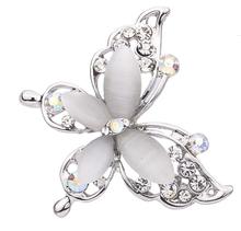 Butterfly crystal rhinestone brooch jewelry