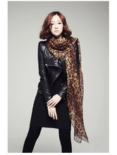 2015 New Woman Warm Scarf Leopard Scarf Ms Chiffon Ccarves Hot sell Free shipping