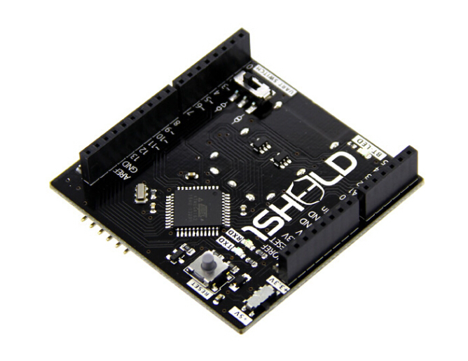 new easily configured shield with smartphone configred to be an LCD GPS Wuifi or any shield