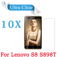 10X New Lenovo S8 CLEAR LCD Screen Protector,High Clear Phone Screen Film Lenovo S8 S898T Octa Core 5.3 inch LCD Protective Film