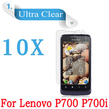 10X New Cell phones Lenovo P700 P700i CLEAR LCD Screen Film Ultra Clear LCD Protective Film
