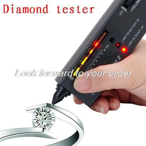 Free Shipping V2 Diamond Tester Gemstone Selector Jewelry Watcher Tool LED Diamond Test Pen