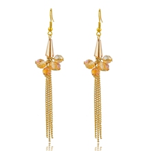 No Min order New Arrival Fashion Sexy Drop Earrings Wholesale Women’s Earrings Gold Long Tessal Earrings SER140321