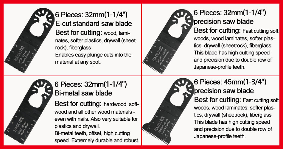 Купить 24pc закрыт быстрой смены колеблющегося инструмента увидел ...