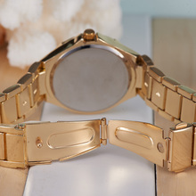 Luxury Brand Quartz Watch Women Gold Stainless Steel Case With Jewelry Dress Analog Woman Wrist Watches