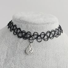 Artilady 15styles tattoo chokers necklace fashion yin yang cross tree of life necklace women jewelry wholesale