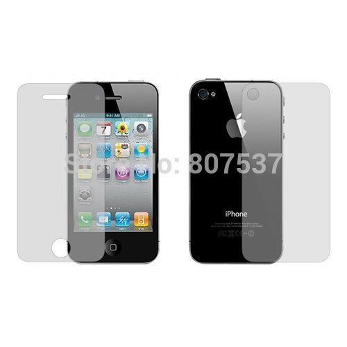 Anti Glare Matted Front Back Screen Protector for iPhone 4 4S Screen Protective Film Matte Screen