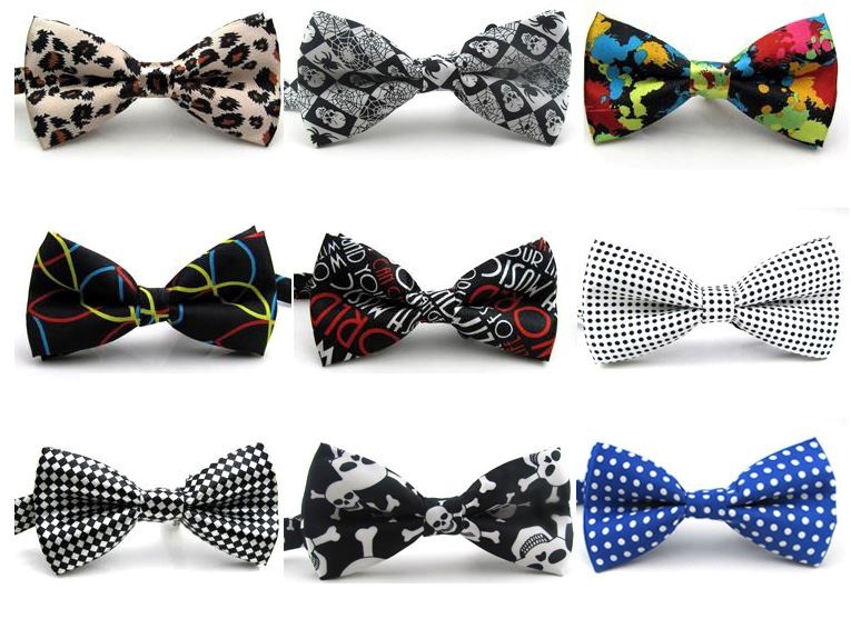 20 Styles new Fashion bow tie male Printing marriage bow ties for men candy color butterfly